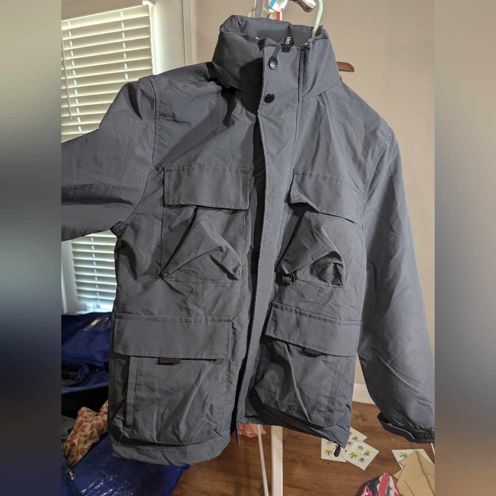 Aeropostale Men's Charcoal Field Jacket Size XS
